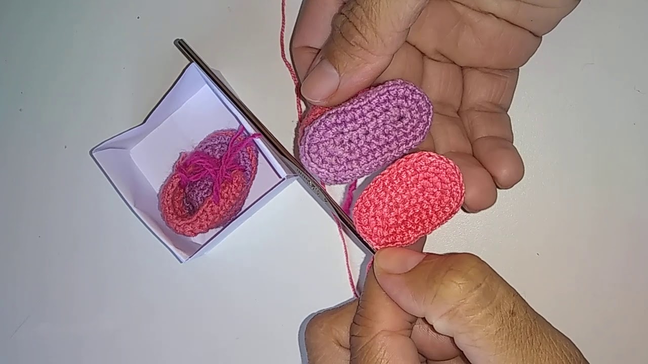 #sapato para boneca de crochê