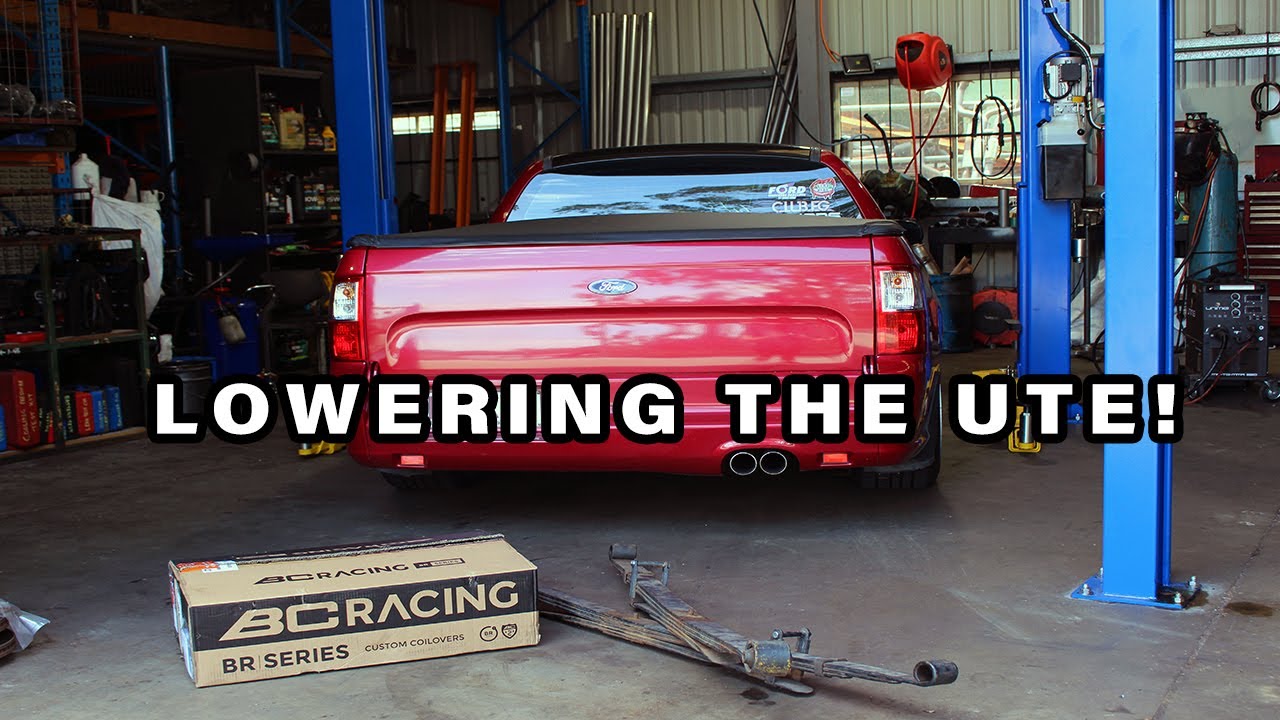 Lowering the FG | Fitting reset leaf springs & BC Racing coilovers