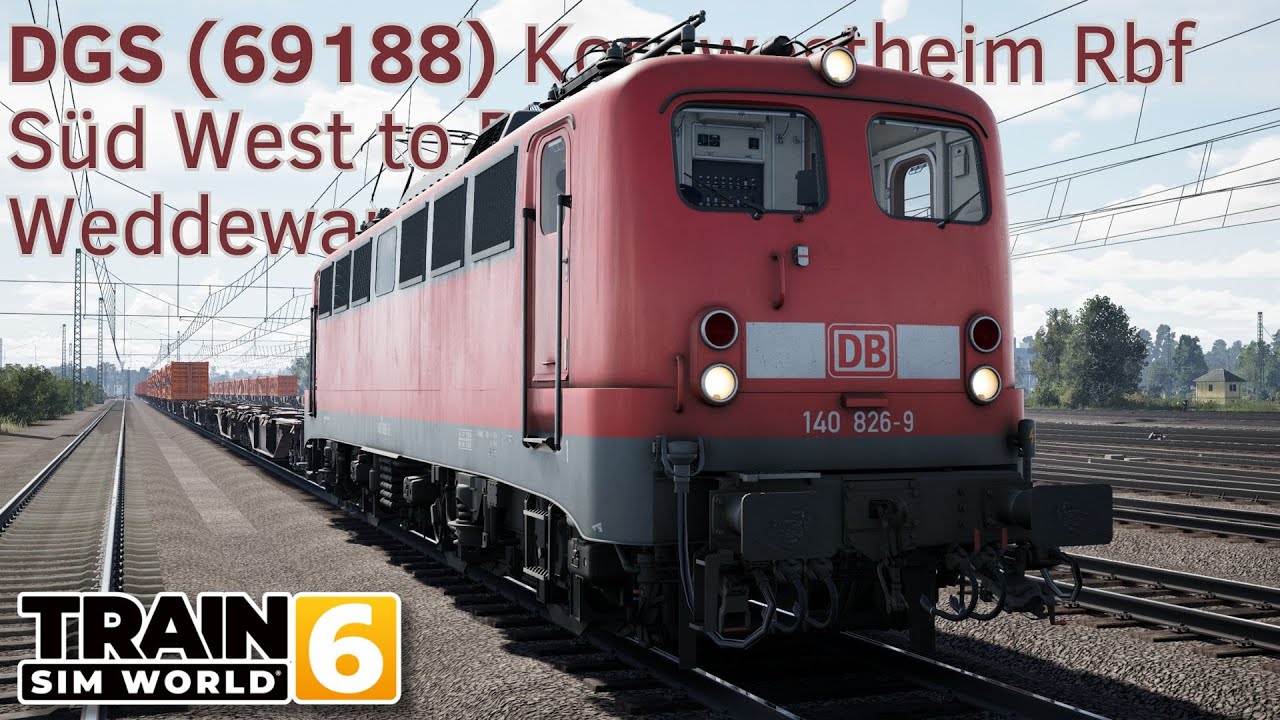 DGS (69188) Kornwestheim Rbf Süd West to Bremerhaven Weddewarder tief 2 - Frankenbahn - 140 - TSW6