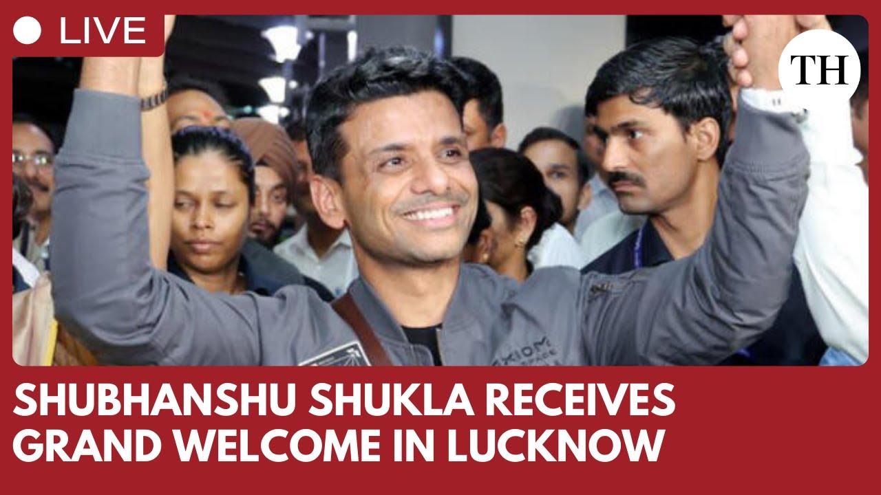 Astronaut Shubhanshu Shukla gets rousing welcome in Lucknow