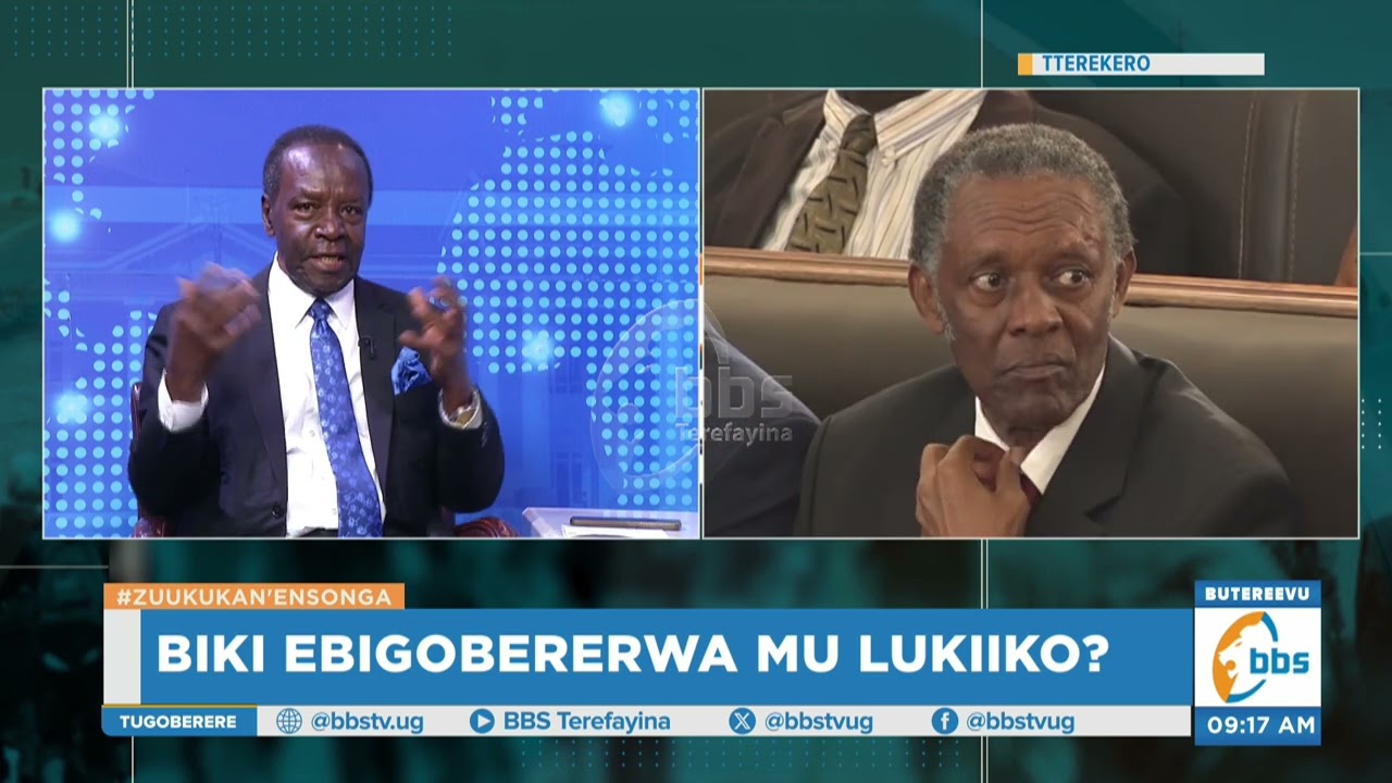 Owek. Luwaga Mugumbule ng'Alambulula ku Bituukiddwako mu Bwakabaka. #ZuukukaNensonga