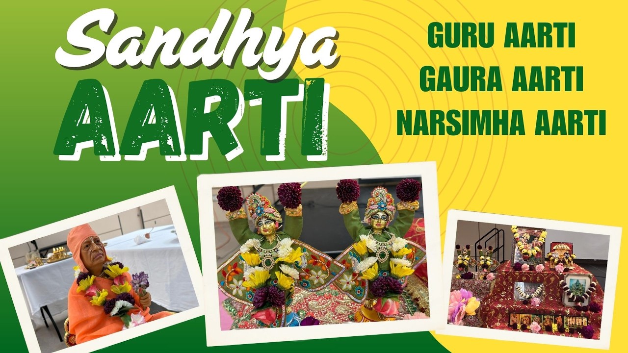 Sandhya Aarti || Feb 8th 2026 II ISKCON Mississauga