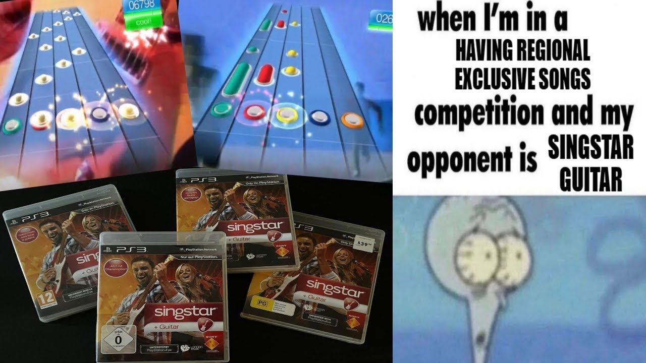 The SingStar Guitar Highlight Reel (Global Full Game FC)