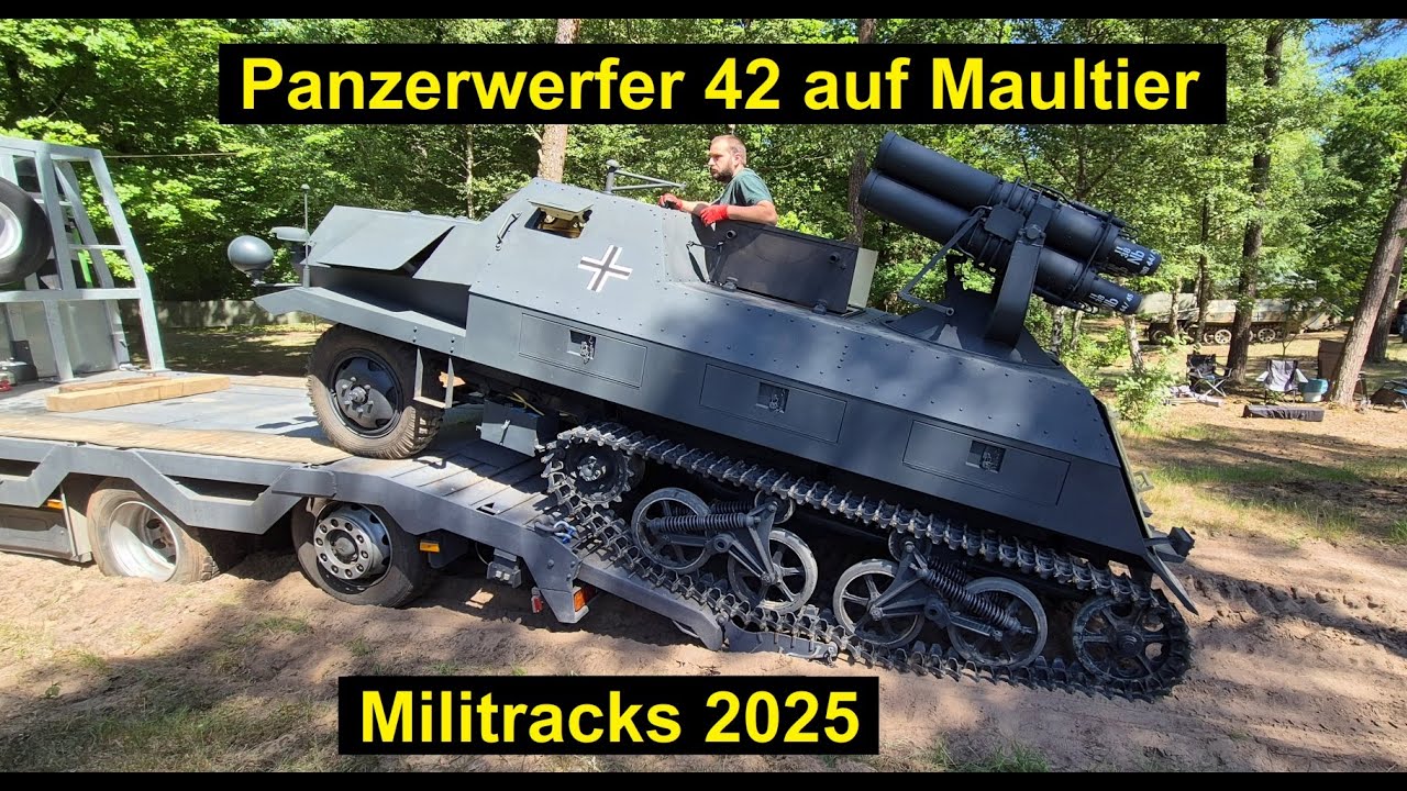 Militracks 2025 - Panzerwerfer 42 auf Maultier in action.