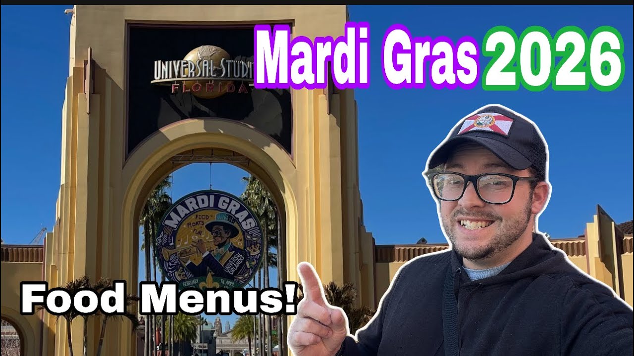 Mardi Gras Food at Universal Studios Florida 2026!