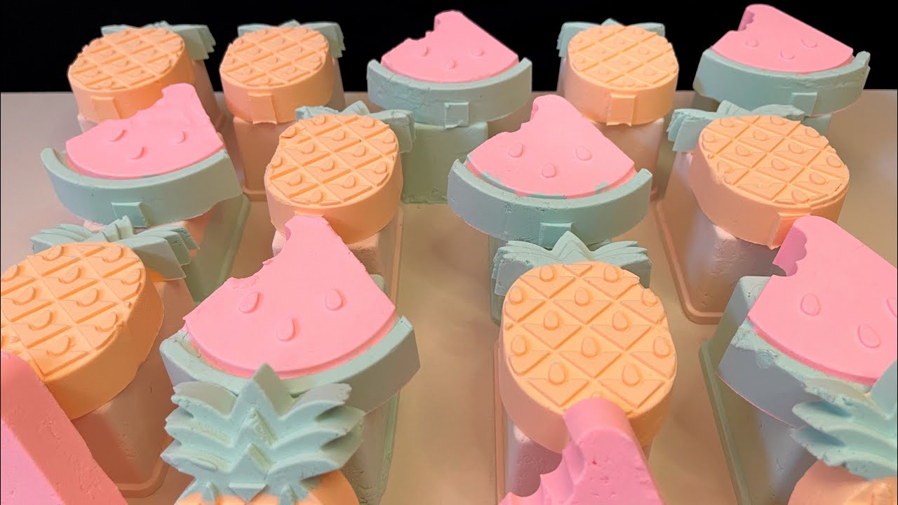 #ASMR Baking soda new shapes #explore
