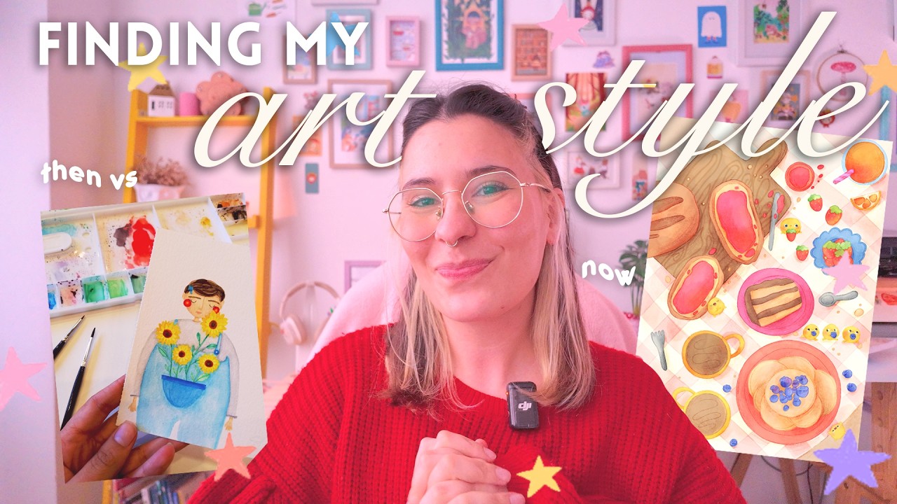 My Art Style Journey & TIPS 🌷 How I created my illustration style over the last 13 years