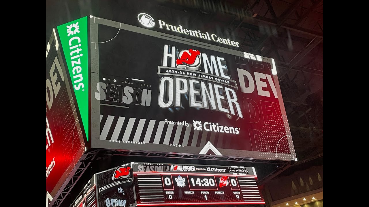 New Jersey Devils 2024-25 Home Opener Show (against Toronto Maple Leafs on October 10, 2024)