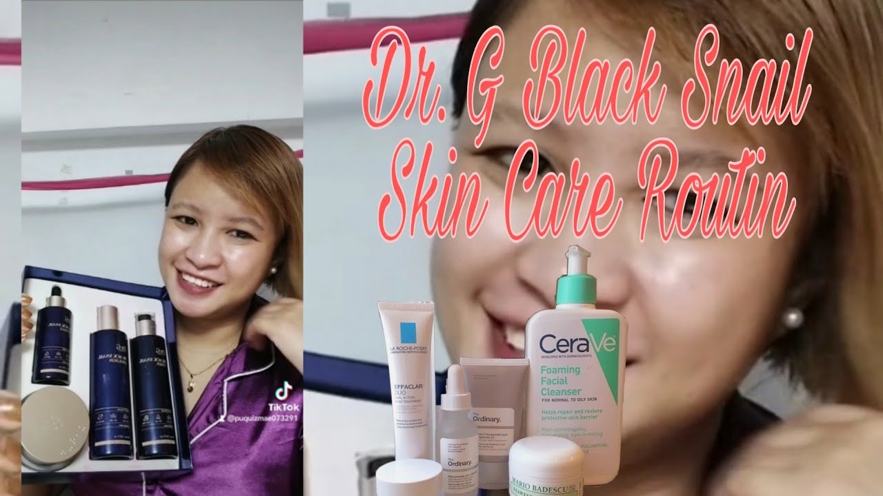 DR.G Black Snail Skin Care || Korean ||