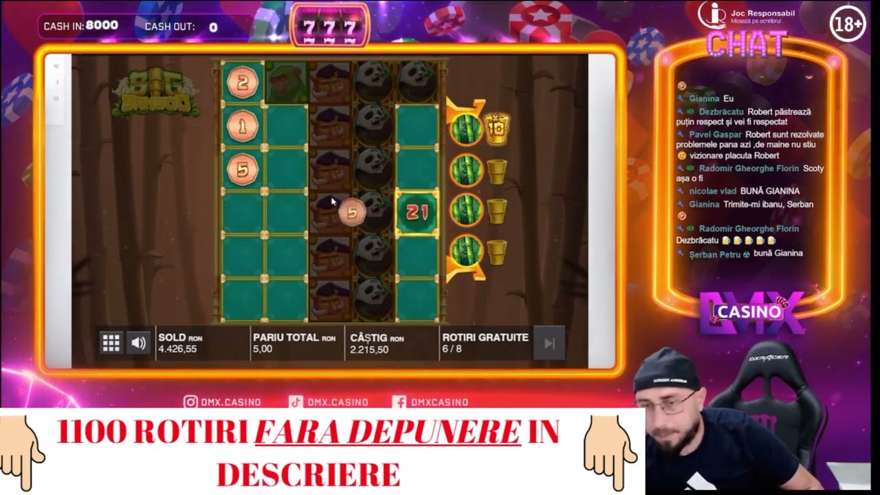 DMX CASINO PLATA WOW LA BIG BAMBOO