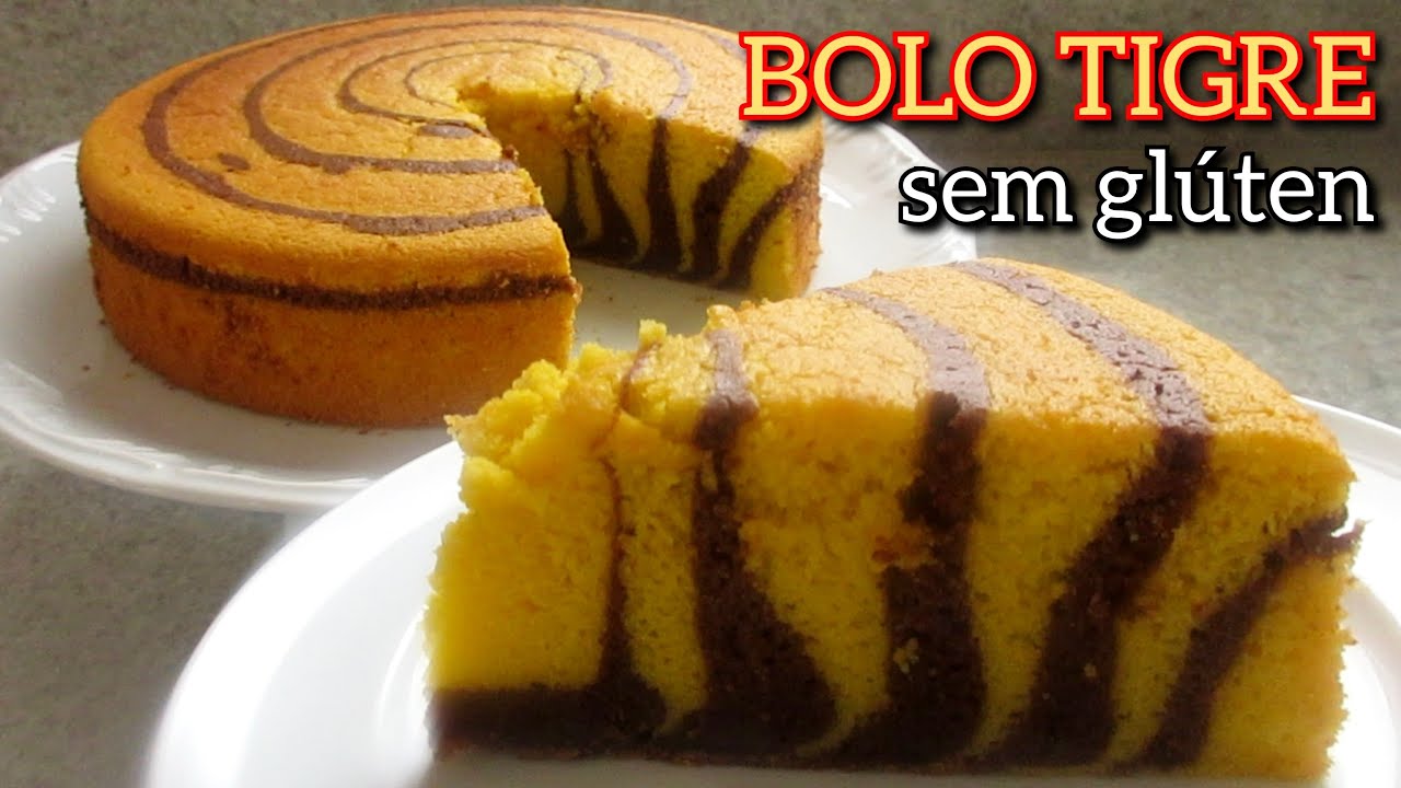 BOLO TIGRE SEM GLÚTEN | SEM LACTOSE |SEM FERMENTO