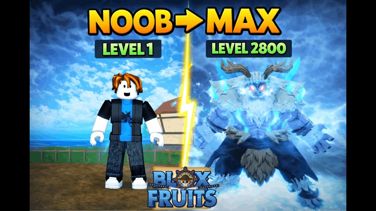 Blox Fruits Noob to MAX with NO ROBUX