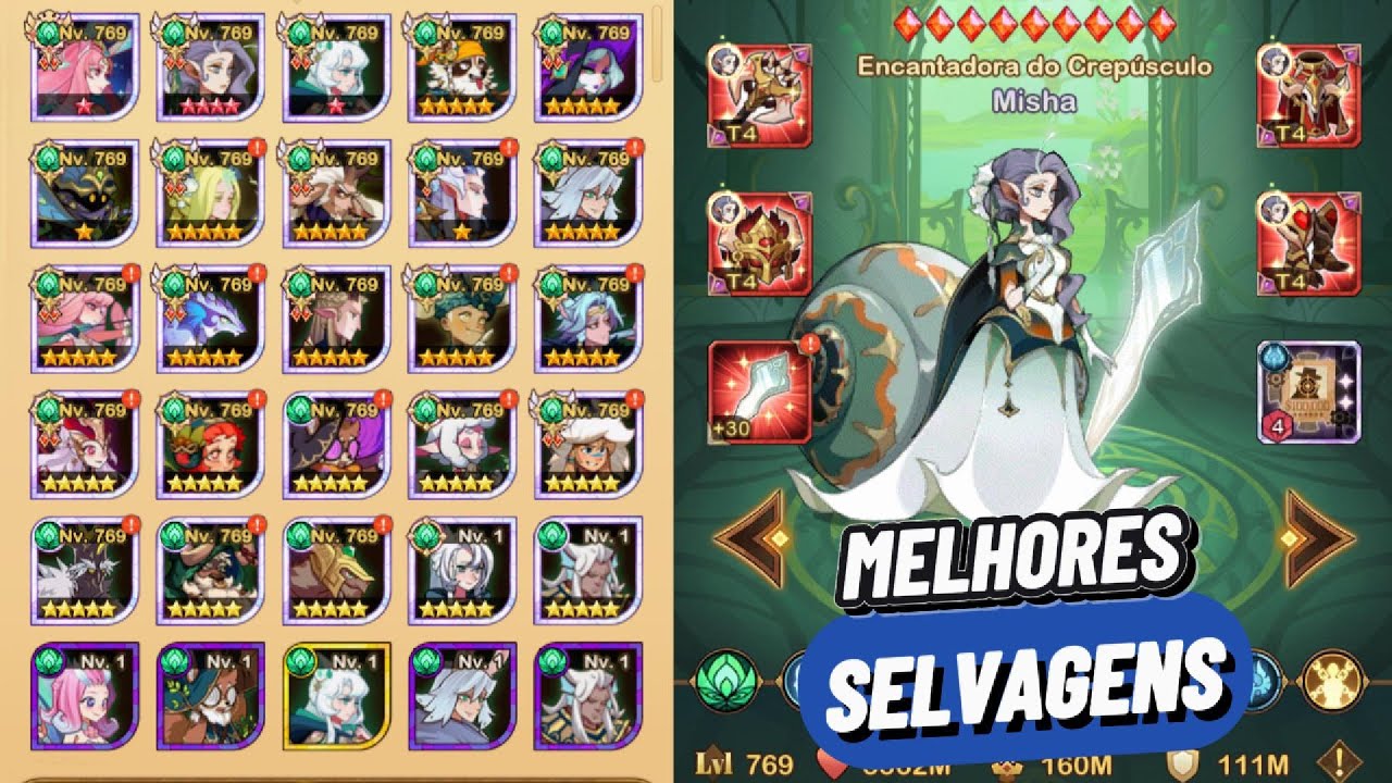 MELHORES HERÓIS SELVAGENS DO AFK ARENA
