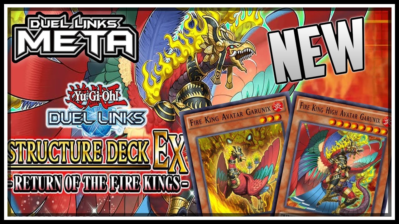 NEW Return of the Fire Kings! EX Structure Deck! [Yu-Gi-Oh! Duel Links]
