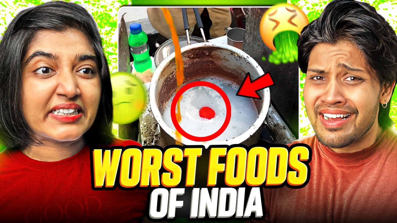 Dirty and Worst Indian Street Foods! 😱🤮 | TAMIL
