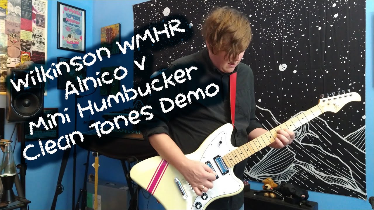 Wilkinson WMHR Alnico V Mini Humbucker Clean Tones Demo