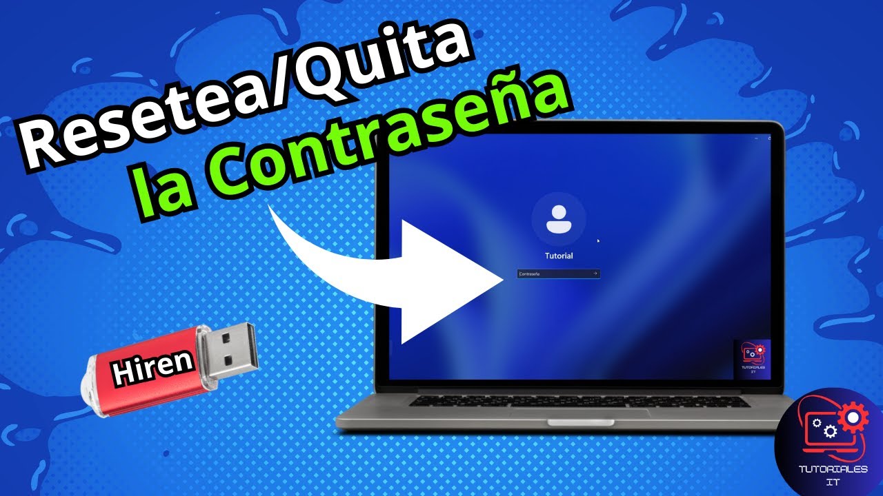 RESTABLECE o QUITA la CONTRASE&Ntilde;A OLVIDADA de Windows 10/11  ✅ &iexcl;PASO a PASO!
