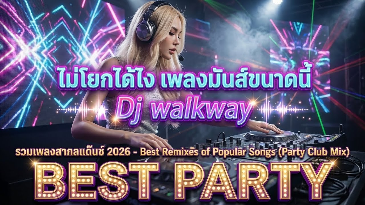 เพลงแดนซ์มันส์ๆ โยกสนุก 2026 🎧Best party remix dance Edm V.4
