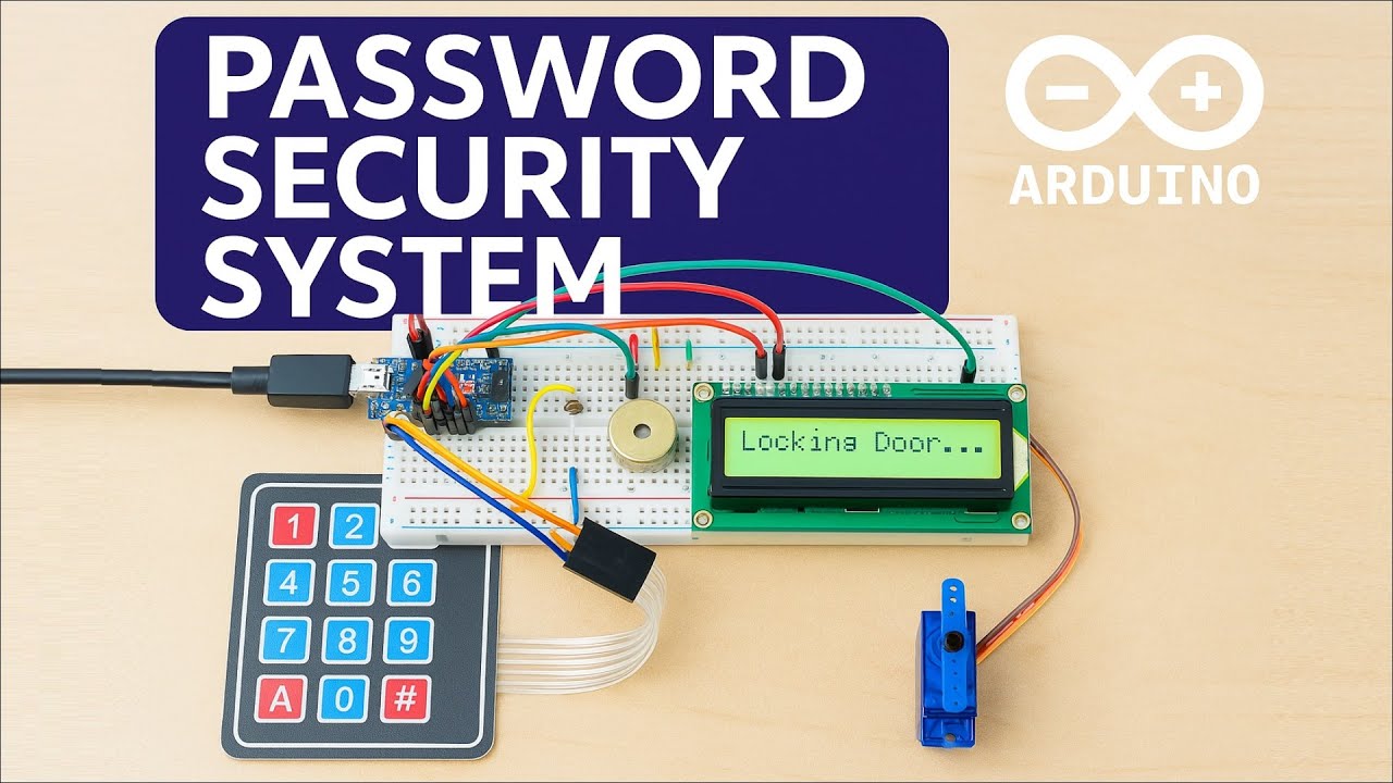 DIY Digital Lock | Password-Based Security System with Arduino, Keypad & Display
