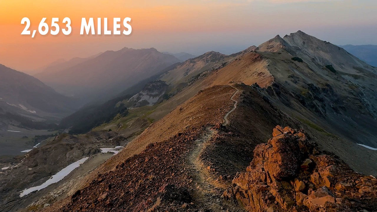 POV: Hiking the Pacific Crest Trail in 60 Minutes | 131 Days, No Talking