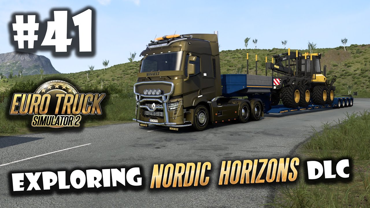 ETS2 | Tromsø - Kiruna | Exploring NORDIC HORIZONS DLC | E41