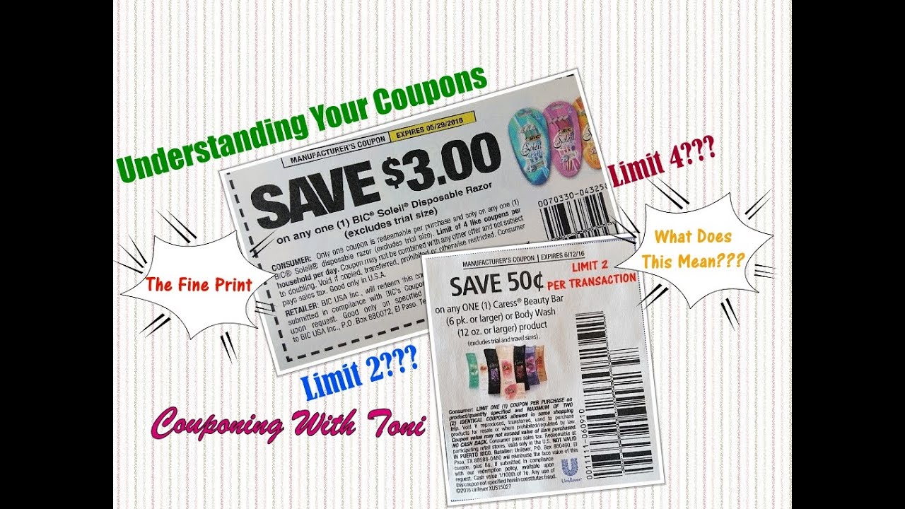 Understanding Your Coupons | Misusing Coupons | Couponing With Toni