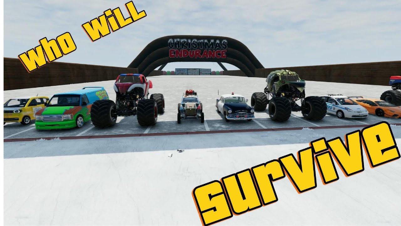 An epic descent down an icy mountain, who can get further?