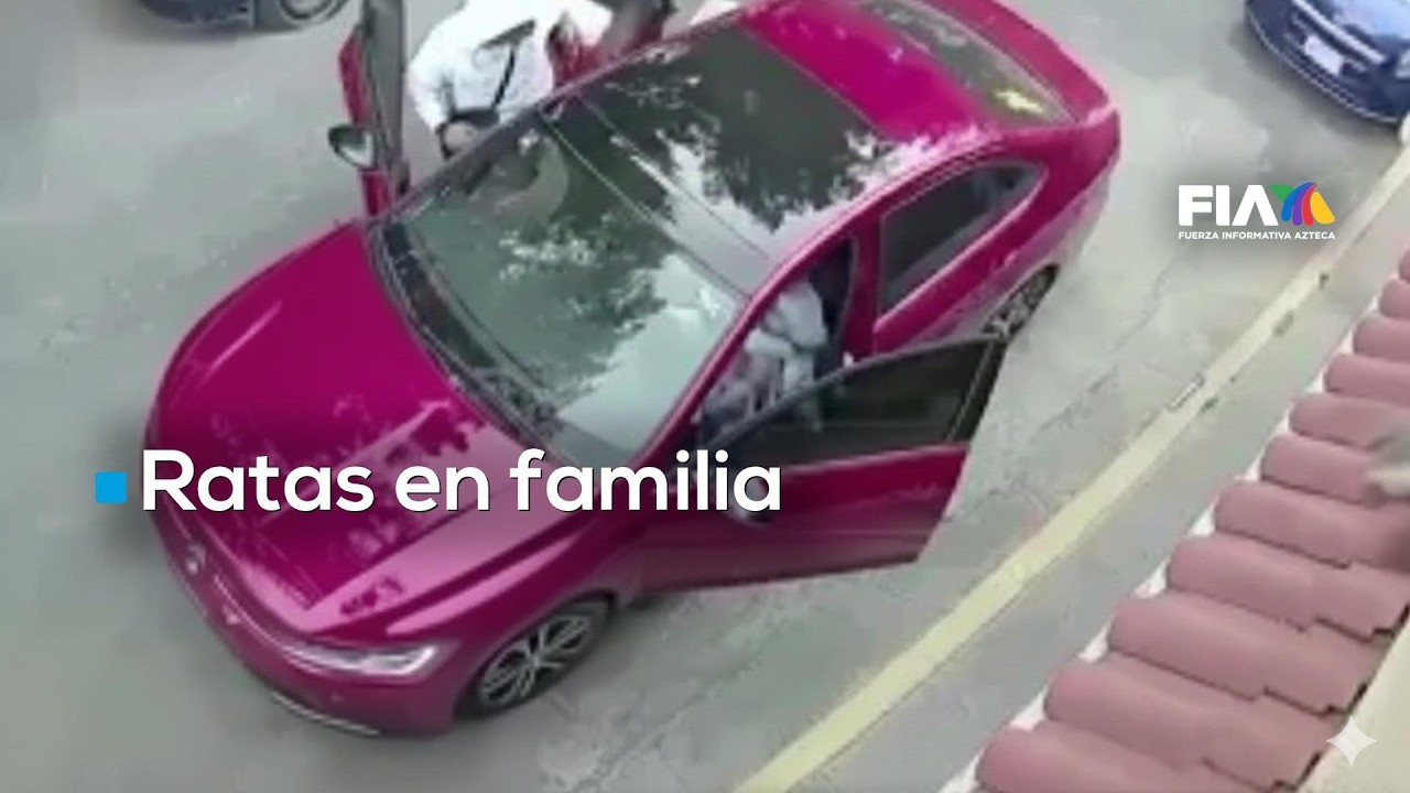 Primos y madres operan juntos para robar un auto en el Edomex; vecino les pone un alto a balazos