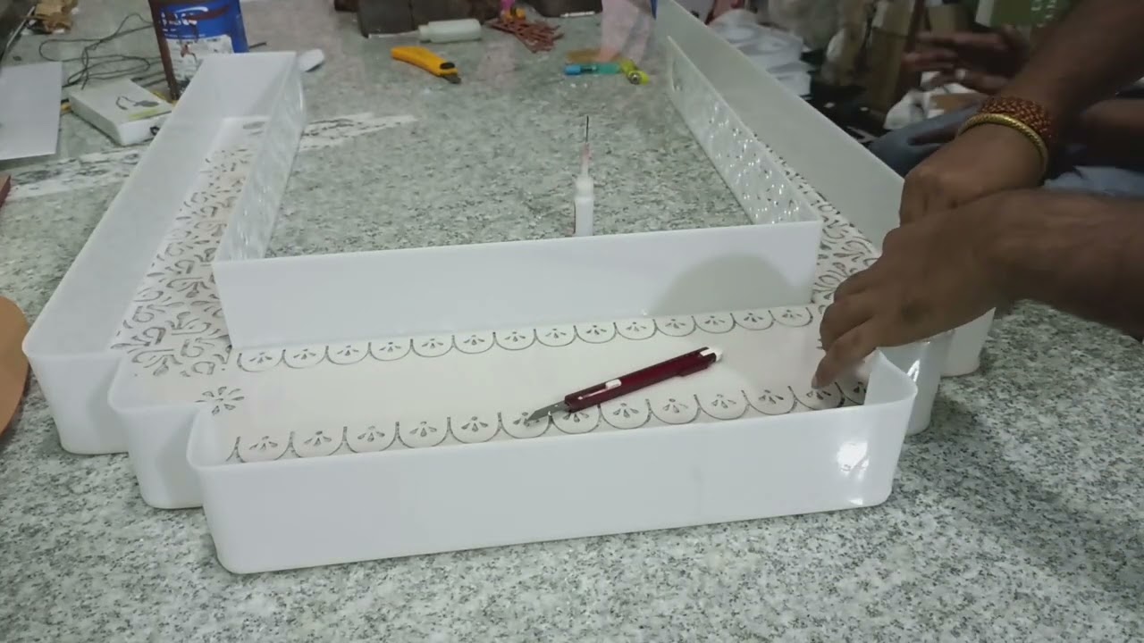 how to make a acrylic temple making