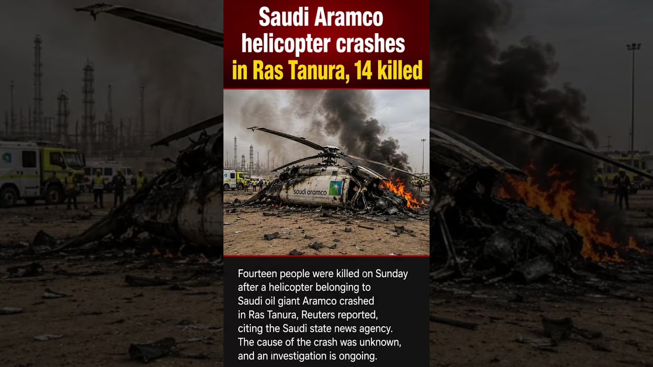 Saudi Aramco Helicopter crashes