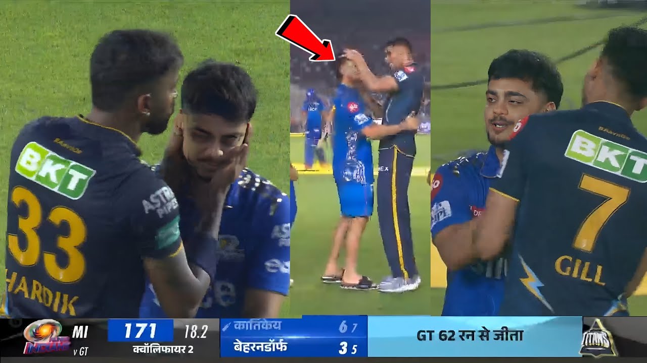 Gill & Pandya Did This Heart Winning Gesture For Emotional Injured Ishan Kishan After Won vs MI ||