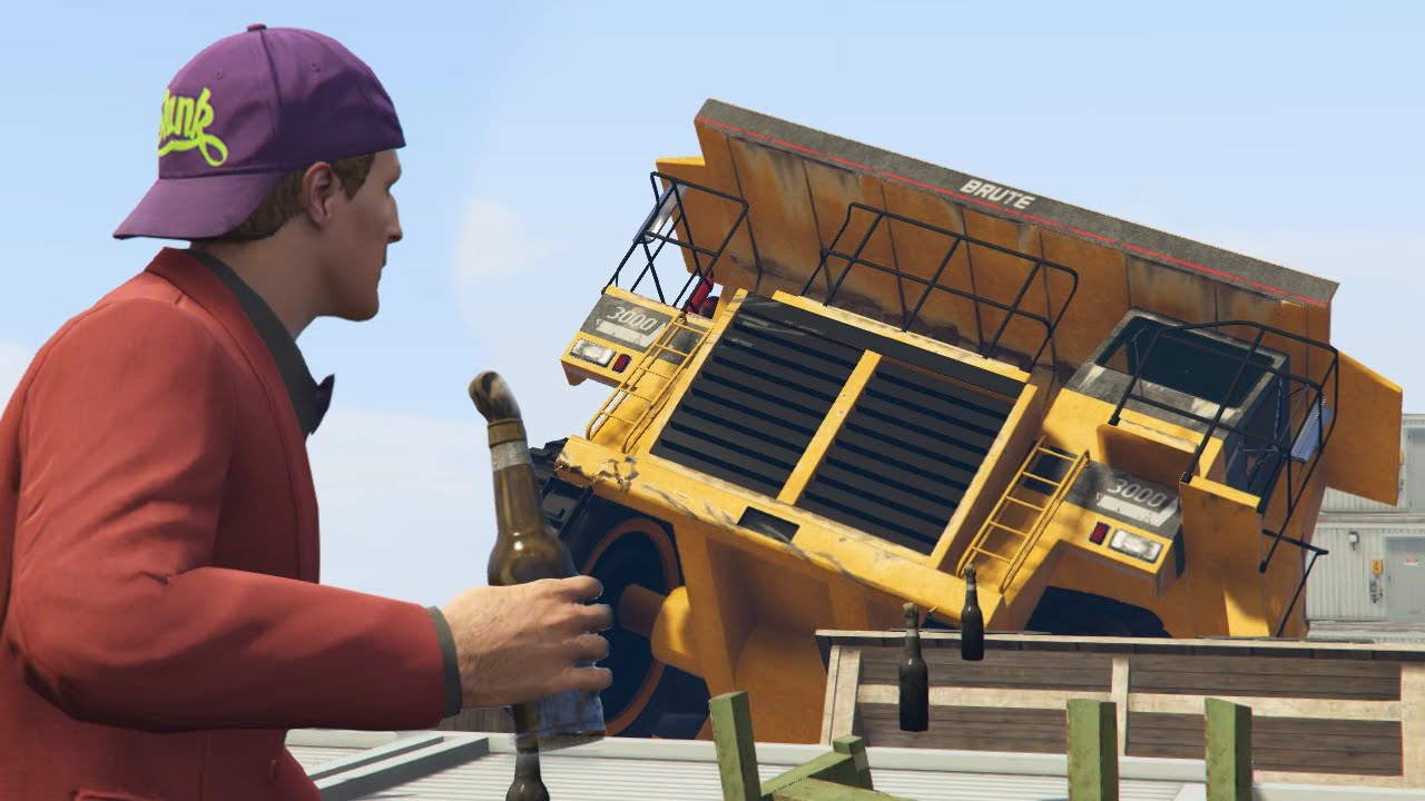 MOLOTOVS vs TRUCKS! (GTA 5 Online)