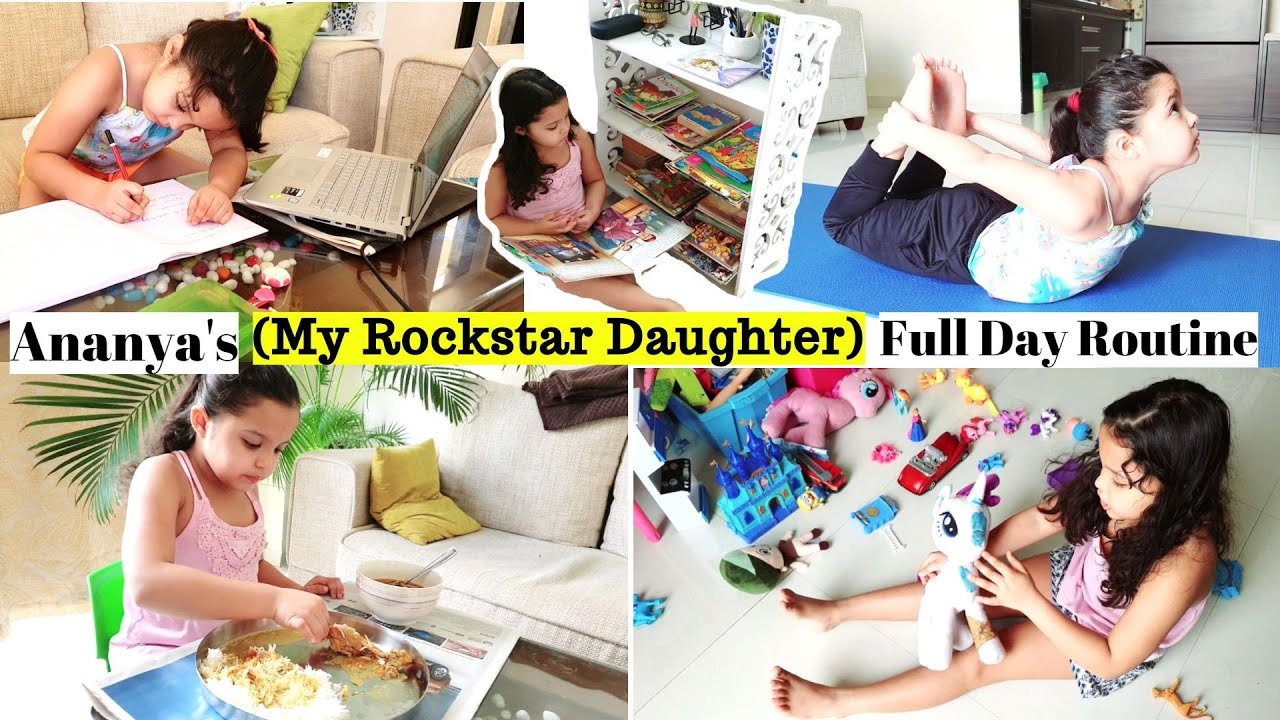 My Daughter's Full Day Routine - How She Is Learning New Things & Managing Her Time During Lockdown