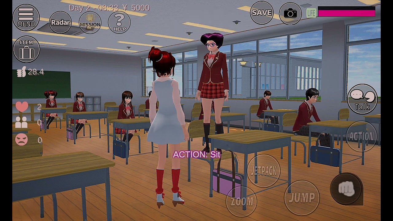 How to get money in sakura school... Sakura school simulator /#explore #trend#viralgames money