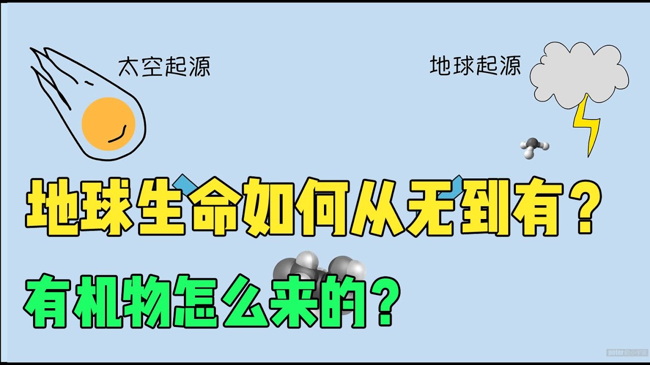 地球上的生命如何从无到有？有机物怎么来的？