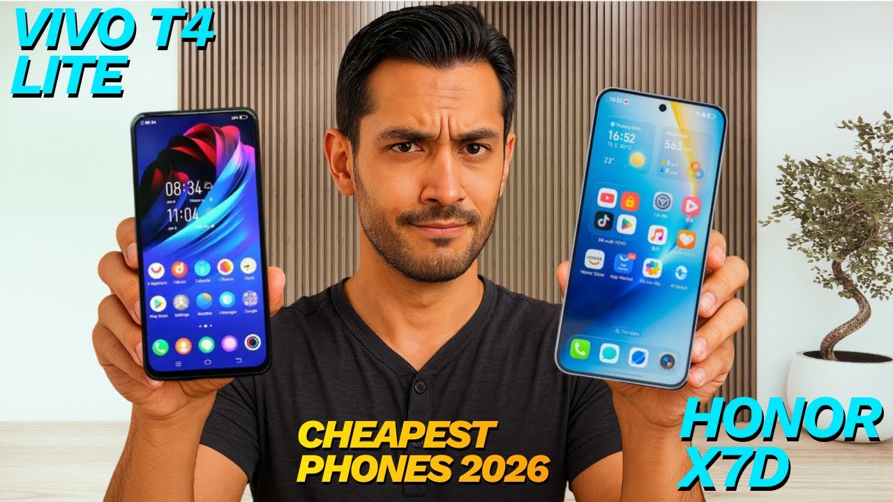 Vivo T4 Lite vs Honor X7d – Full Comparison 2026 📱🔥
