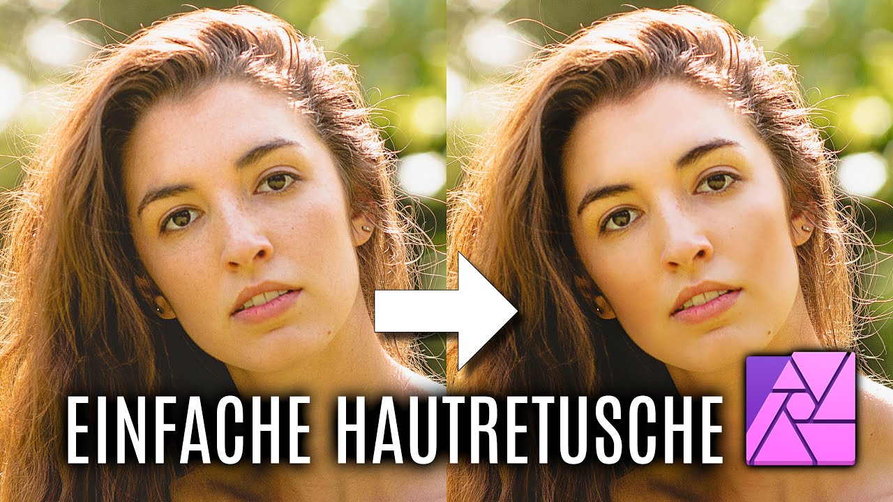 Haut glätten in Affinty Photo - Beautyretusche leicht gemacht