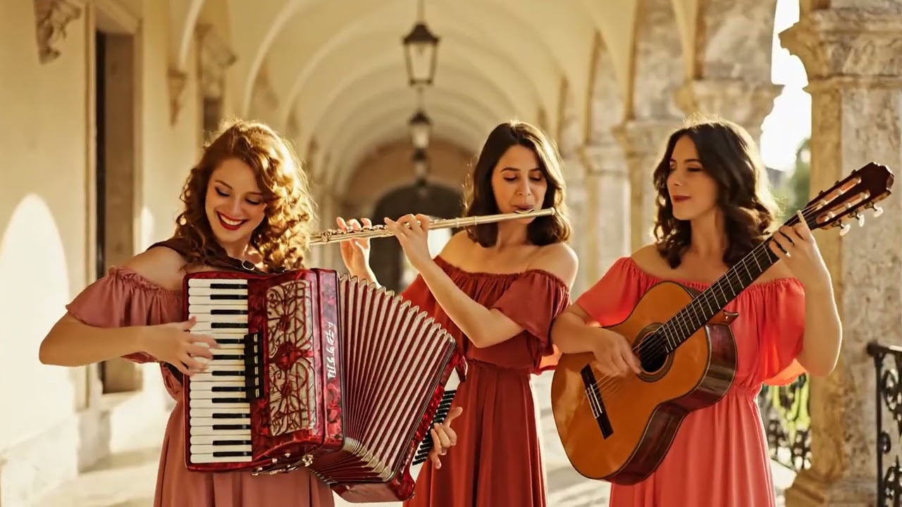Brilliant Flamenco Guitar, Accordion & Flute for Calm & Happiness - Celestial Mediterranean Escape