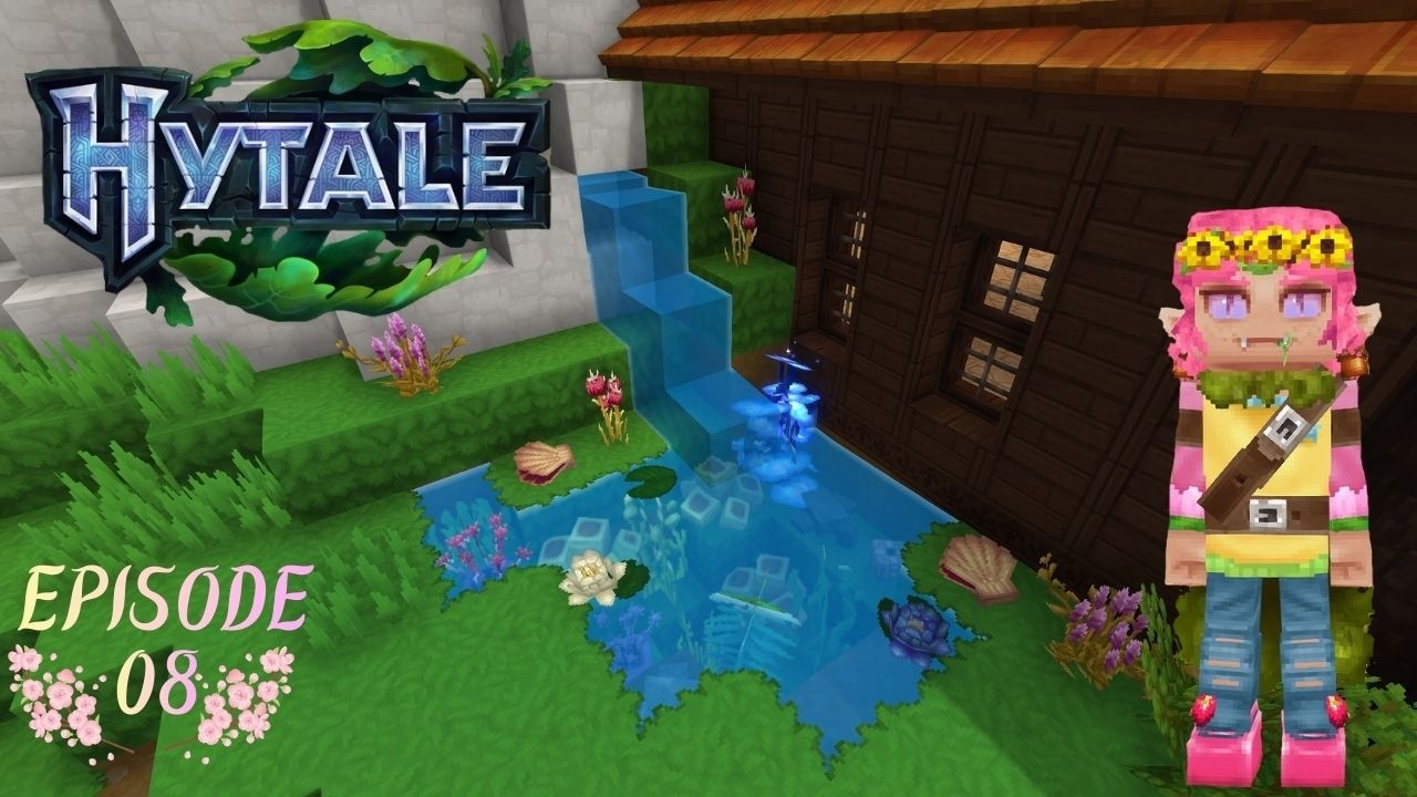 Making a Pond in Hytale!!! 🫧