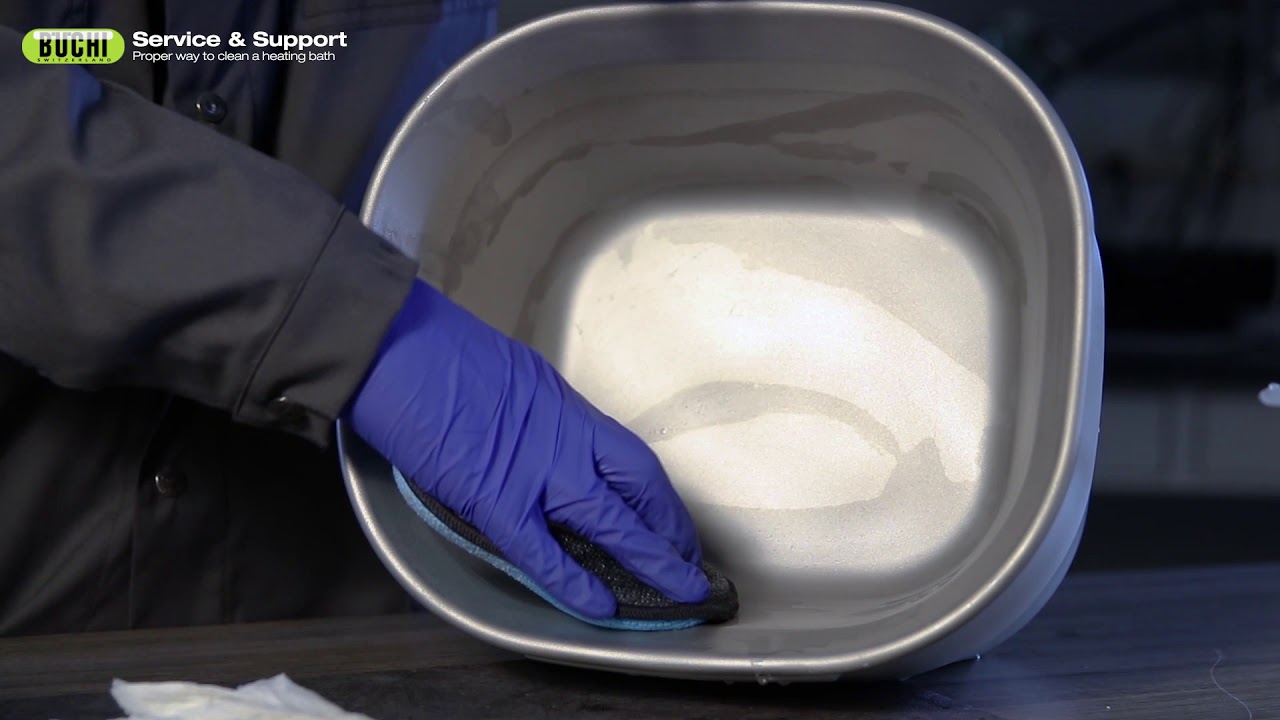 How to properly clean the heating bath