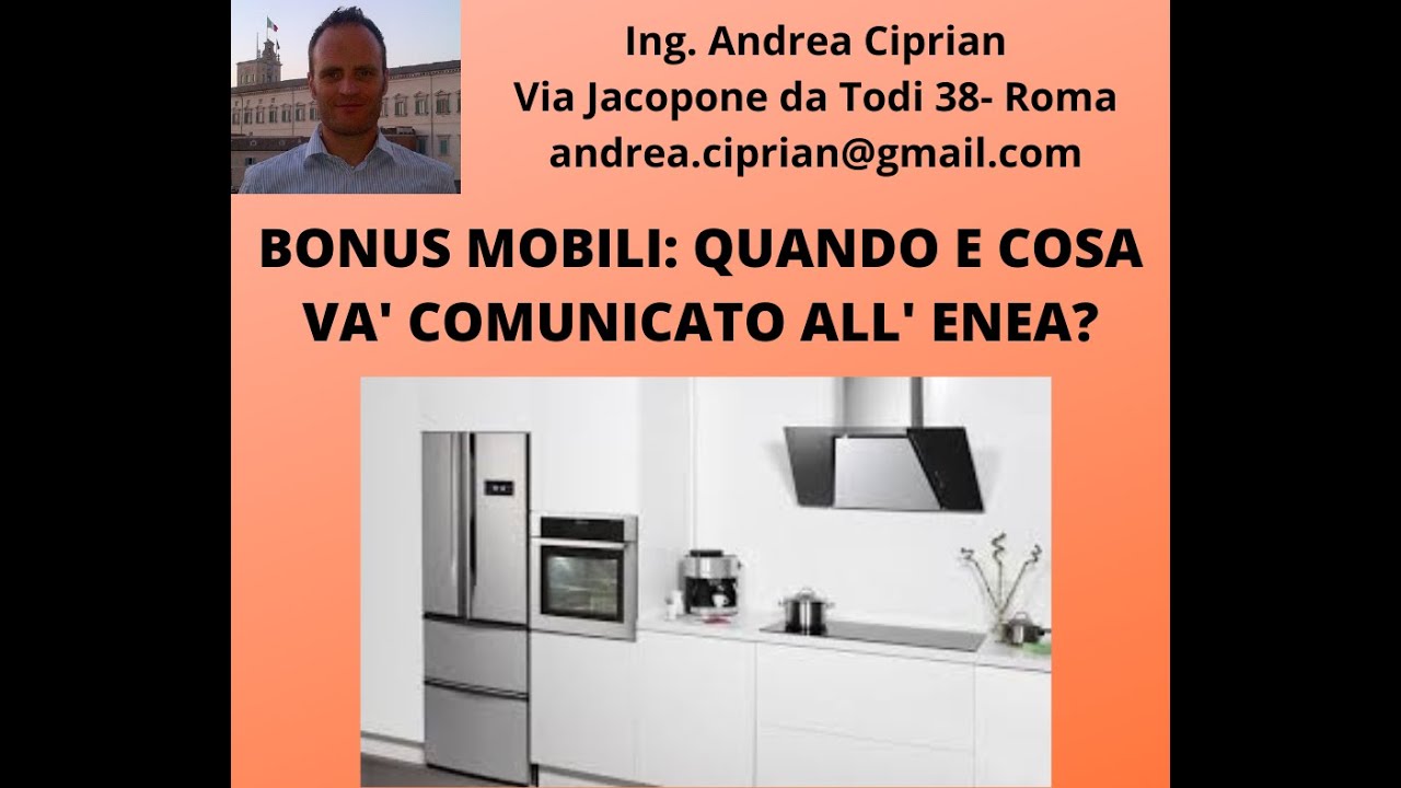 Bonus Mobili: Come e Quando Eseguire la Comunicazione All'ENEA