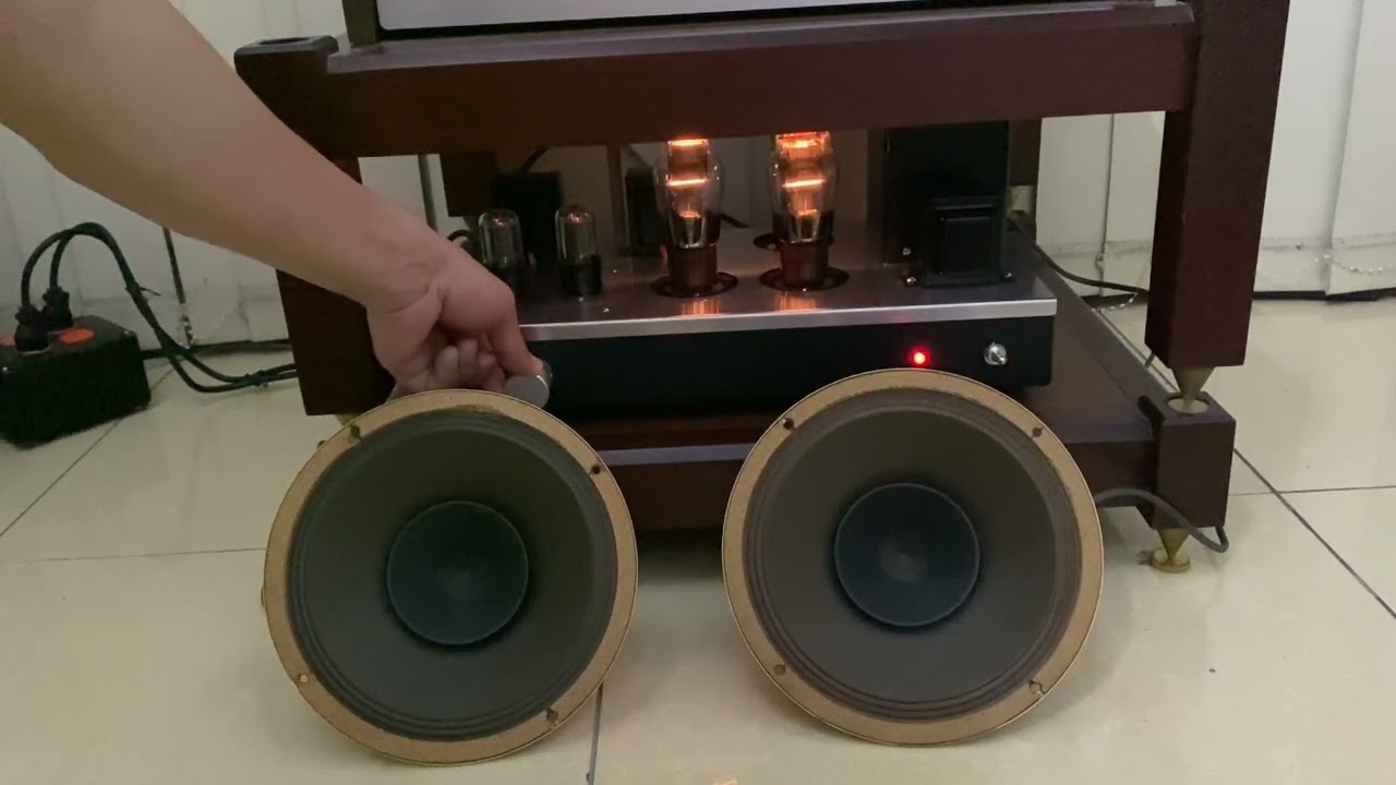 Amply đèn vt-25 cùng loa toàn dải Philips 9710