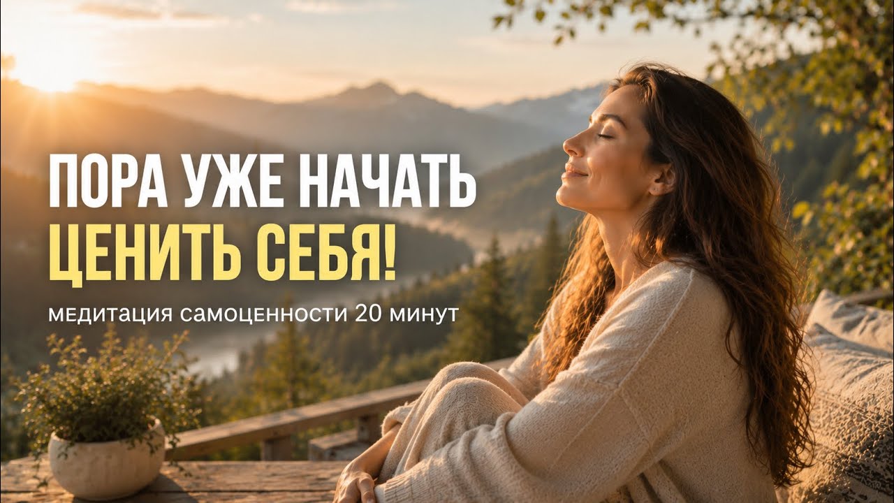 ЦЕНИТЕ СЕБЯ медитация 20 минут
