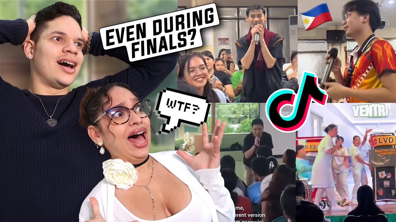 What in the PINOY HIGH SCHOOL MUSICAL ?! Latinos react to VIRAL  Students Singing in Classrooms