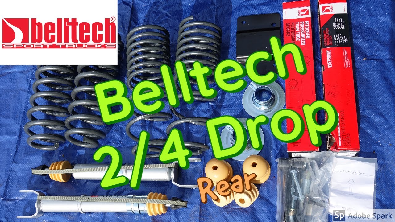 Belltech 2/4 Drop Kit Rear Install -- 2017 Ram 1500 4X4 -- Lowering kit