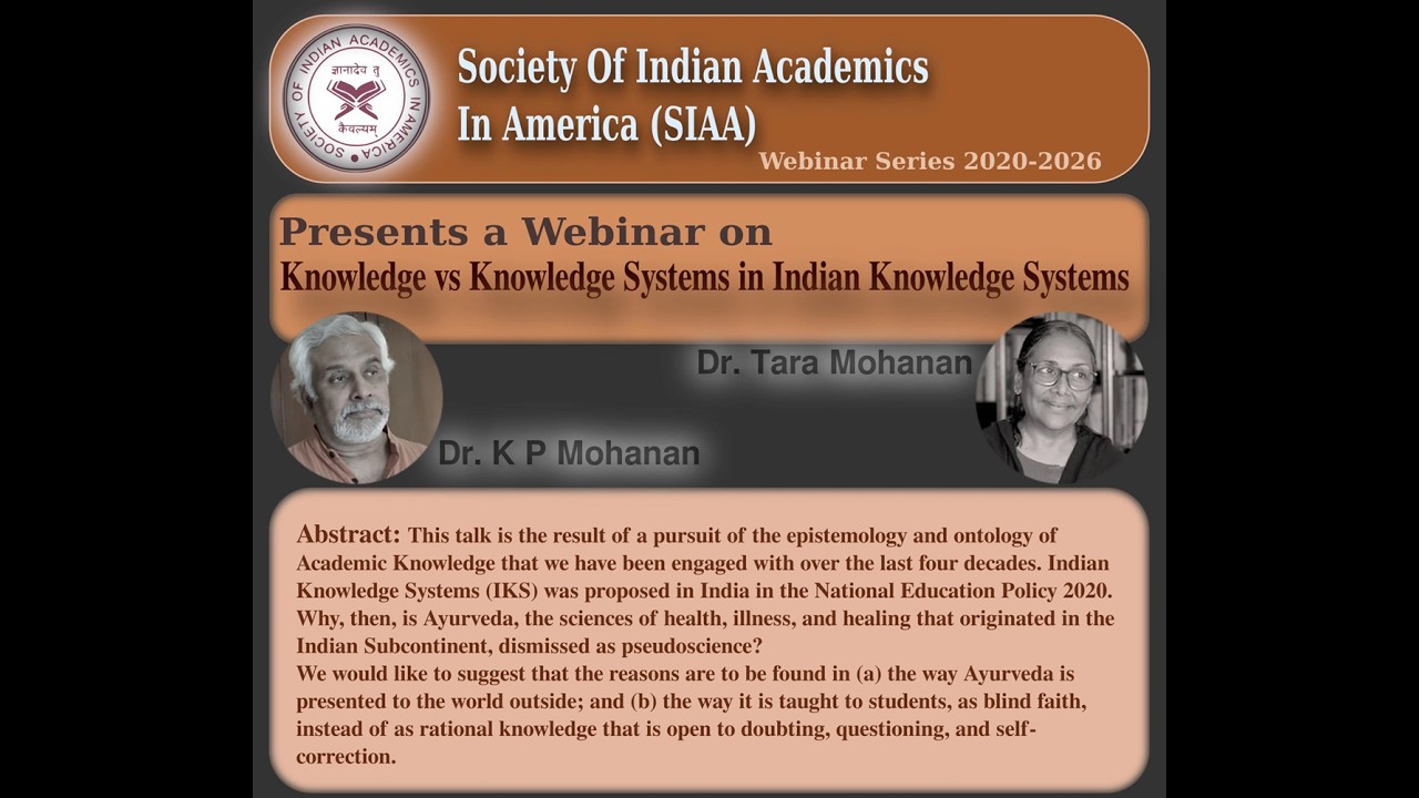 Knowledge vs Knowledge Systems in Indian Knowledge Systems