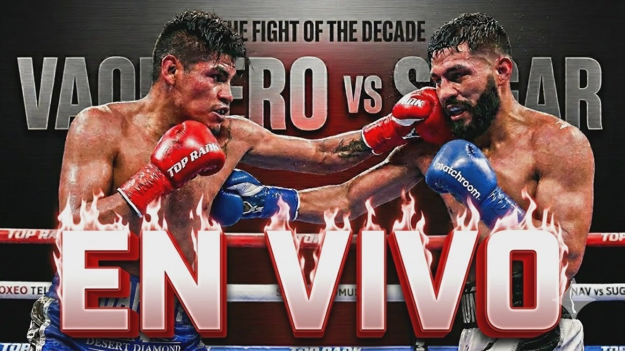 ¡GUERRA TOTAL! 🥊 Vaquero Navarrete vs Sugar Nuñez EN VIVO | Narración