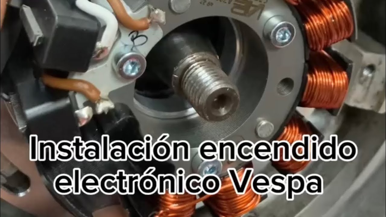 Instalación encendido electrónico #Vespa 160 by @scootercentercom #holavespistas