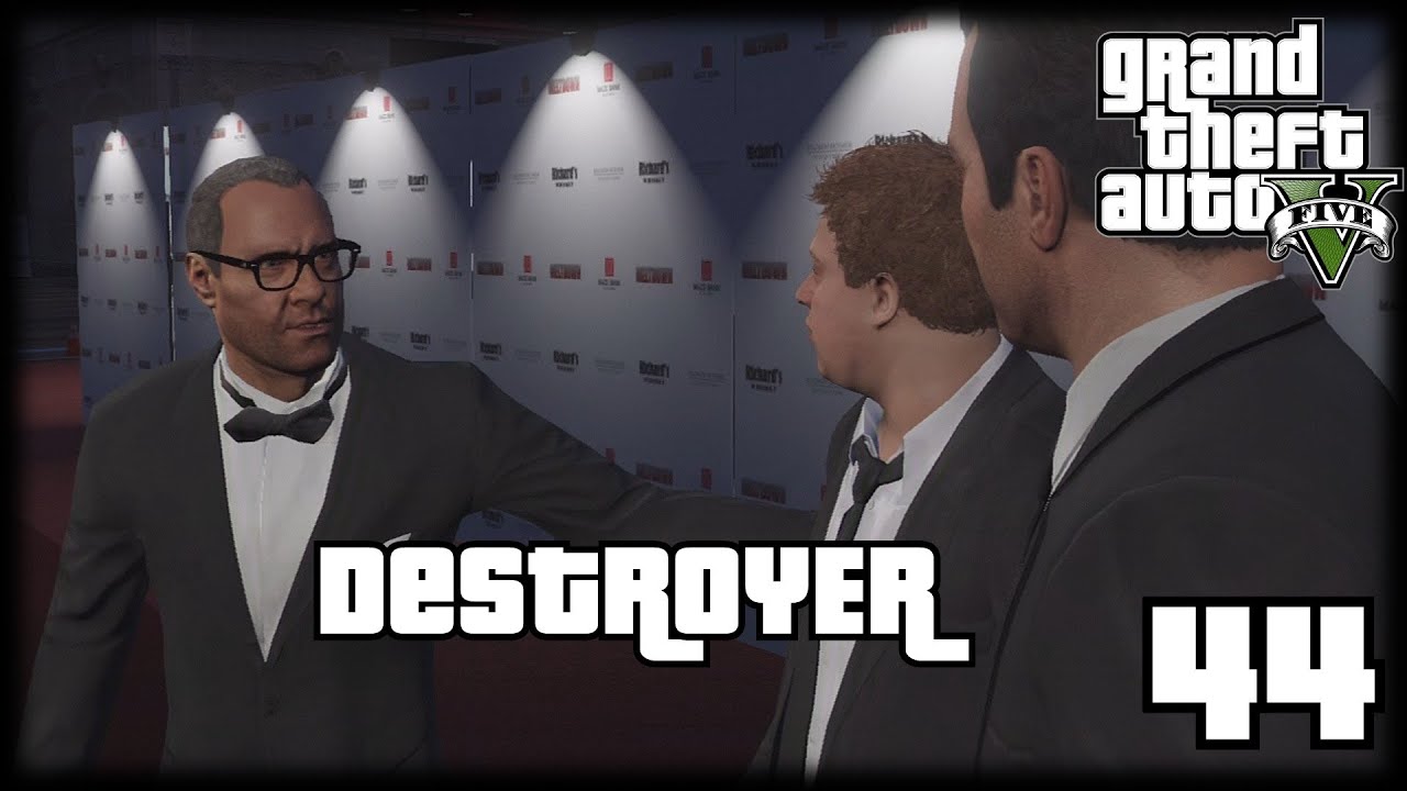 GTA V WalkThrough #44 - تختيم حرامي السيارات الخامس #44 - الفيلم