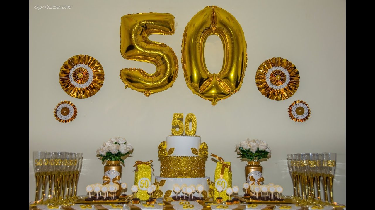 DECORAÇÃO FESTA 50 ANOS